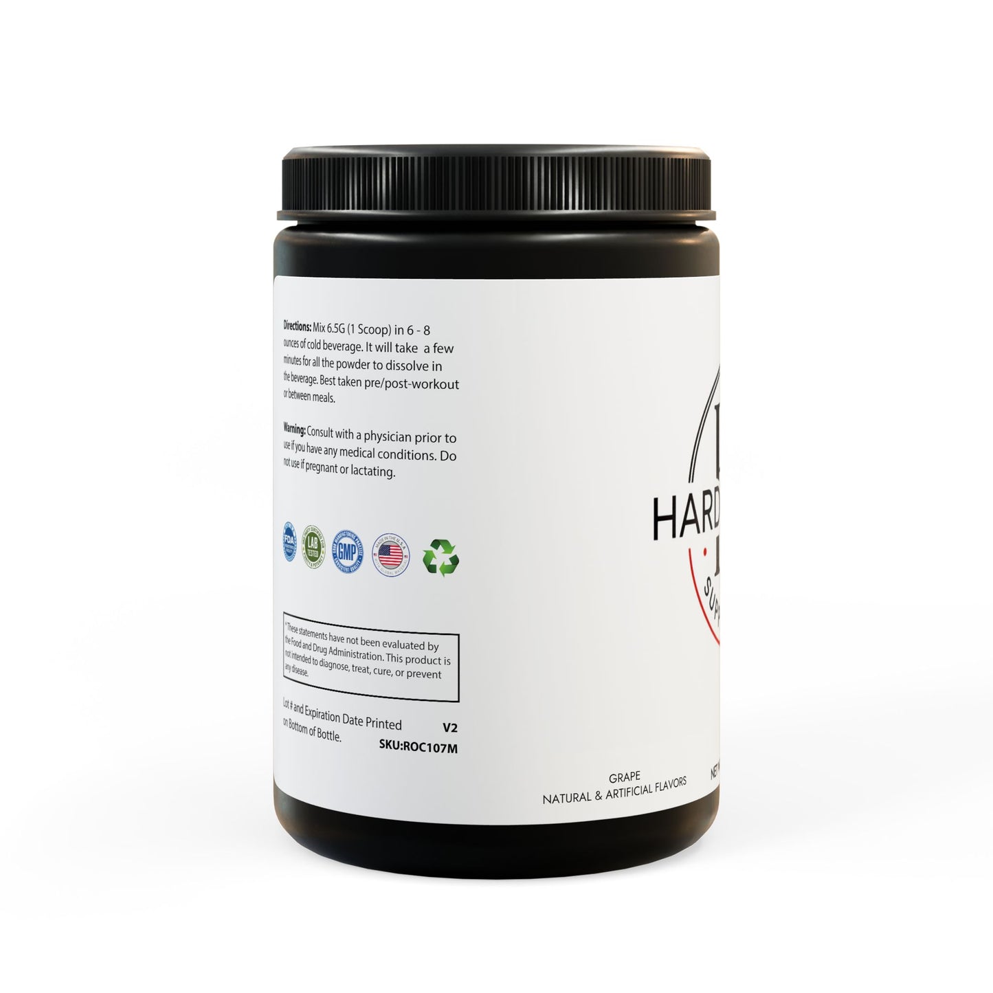 BCAA Supplement, Grape (325g, 11.46oz, 50 servings)