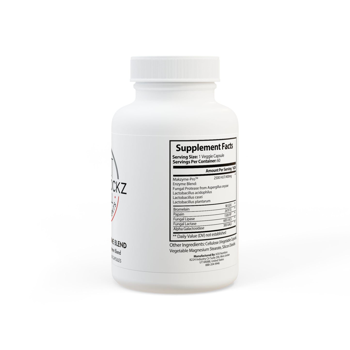 Digestive Enzyme Blend Supplement (60 Capsules)