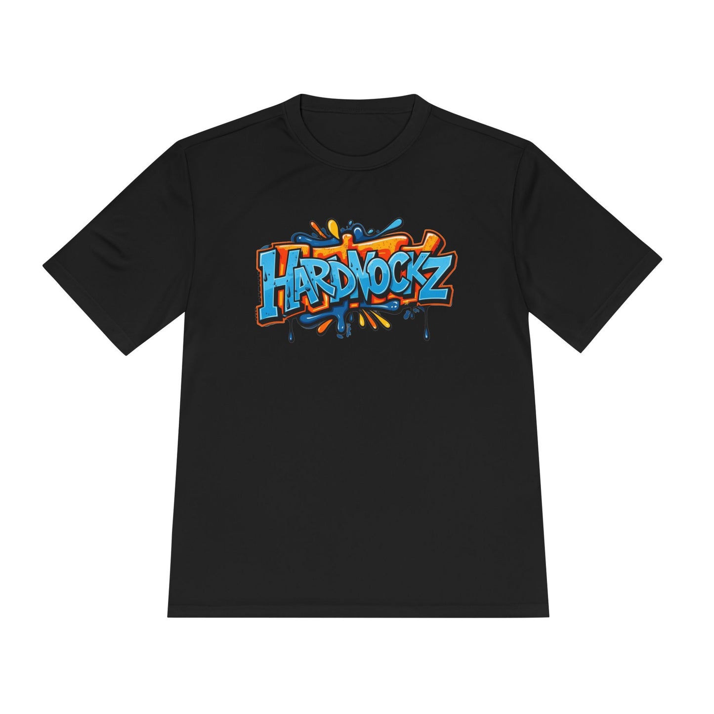 Unisex Graffiti-Style Moisture Wicking Tee, Streetwear Shirt, Activewear Top, Urban Fashion Tee, Sportswear, Gift for Gamers