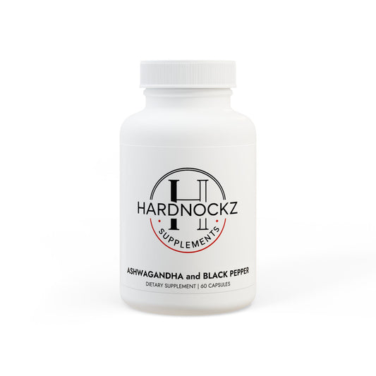 Ashwagandha and Black Pepper Supplement (60 capsules)