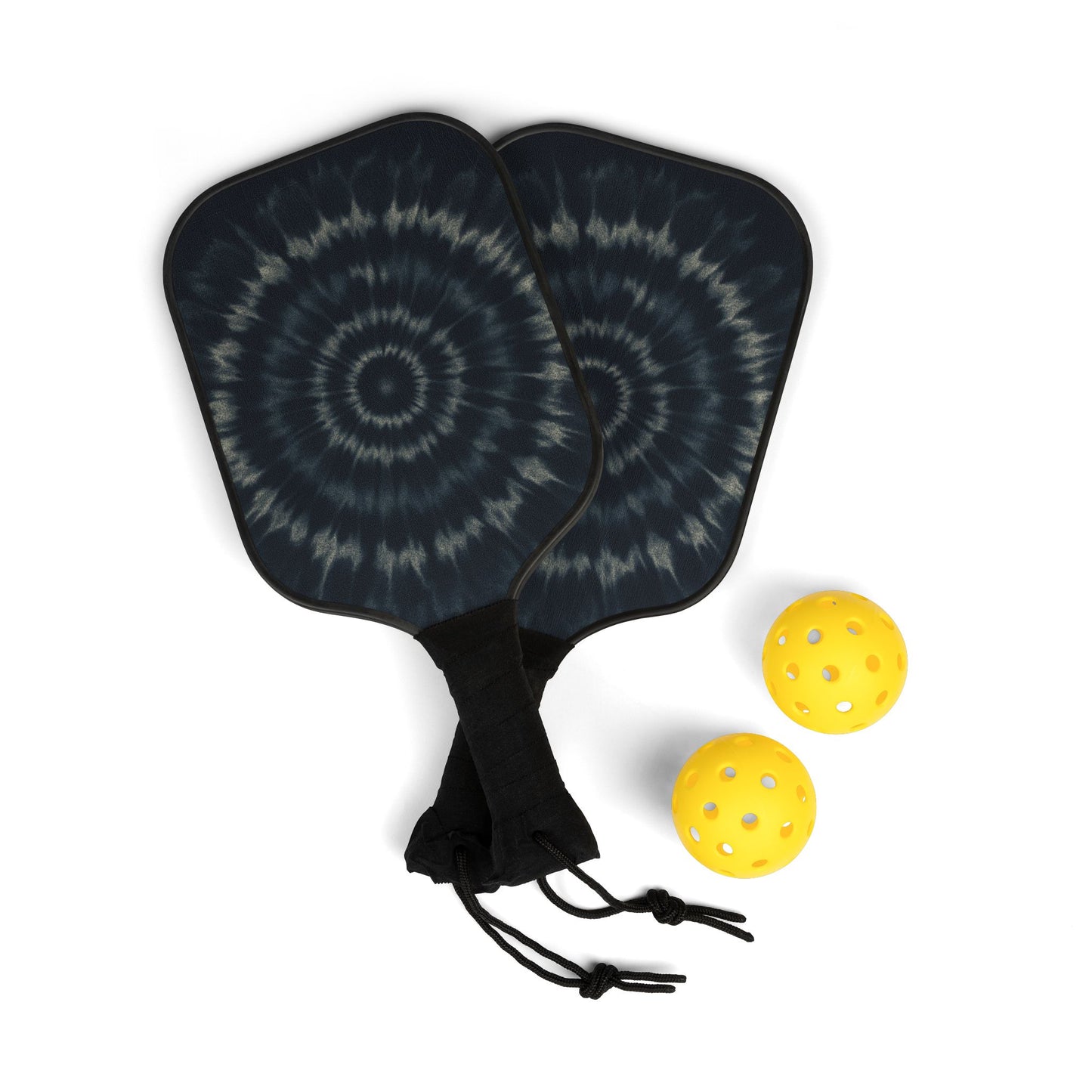 Tie-Dye Pickleball Paddle Set with Balls
