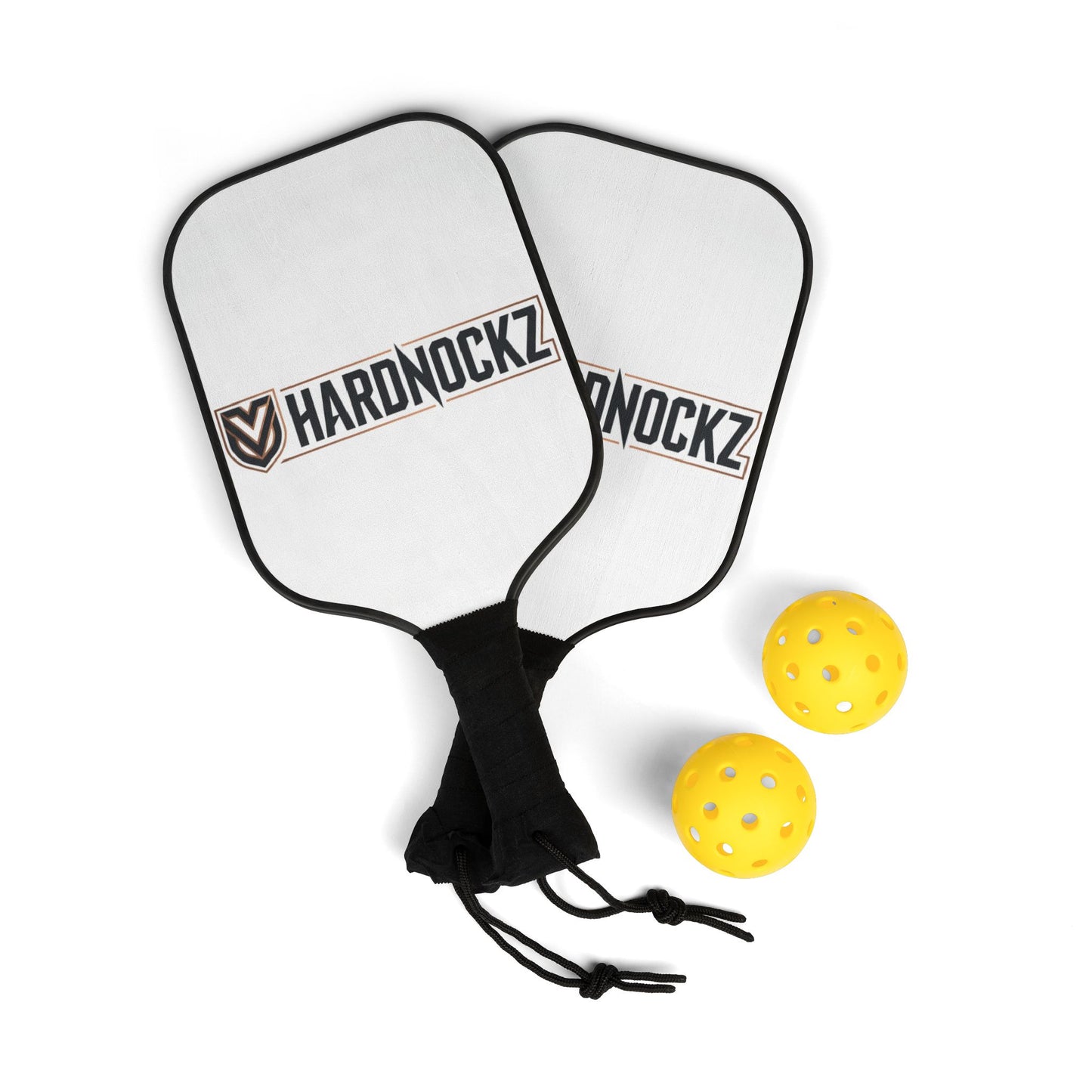 Pickleball Paddle Set — 'HARDNOCKZ' Mini Pickleball Kit with Balls